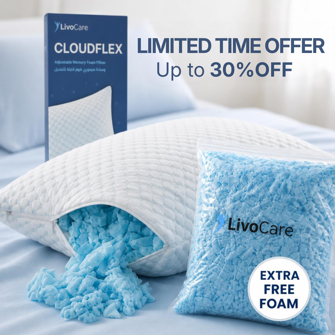 CloudFlex™ Memory Foam Pillow