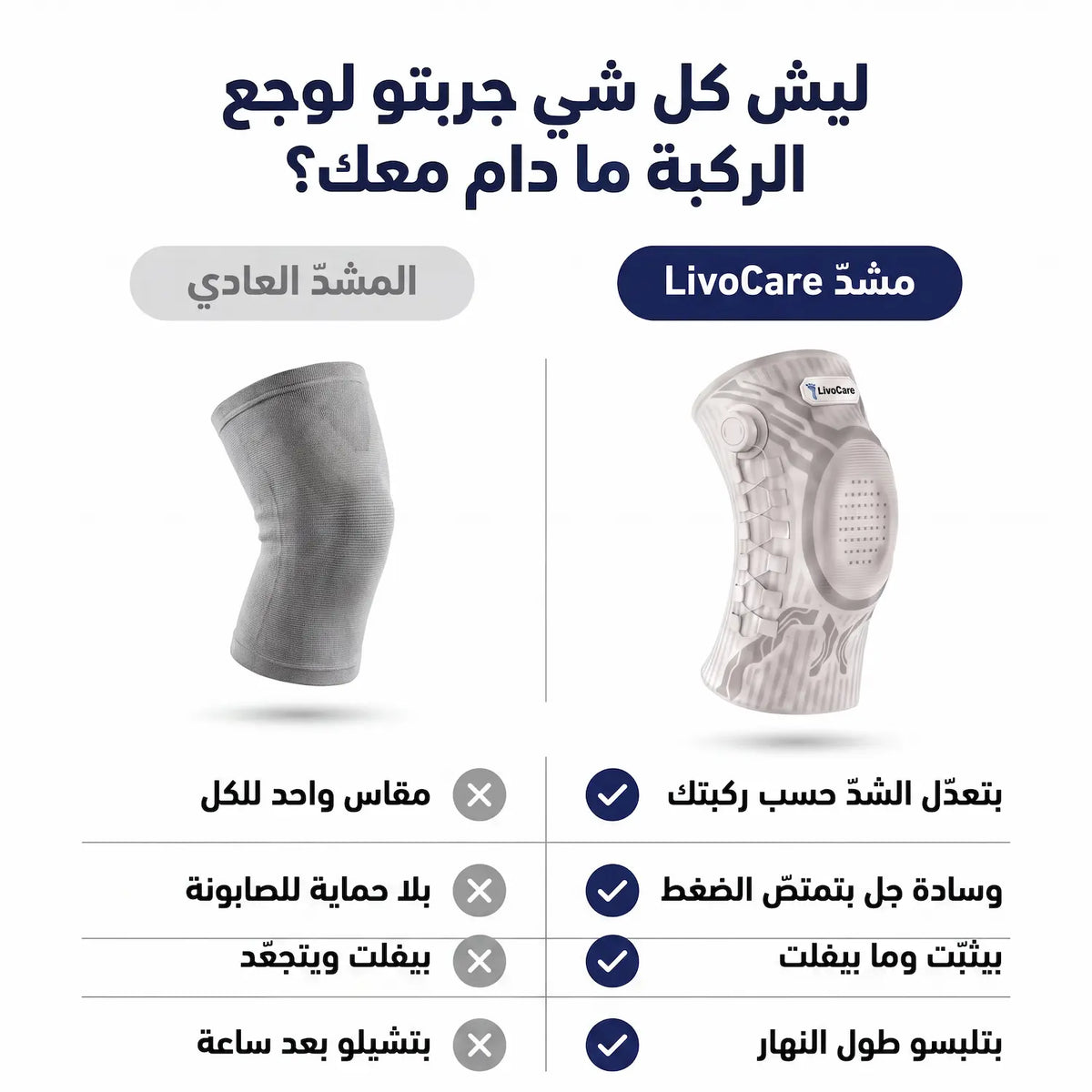 KneeFlex™- مشد ركبة متطور